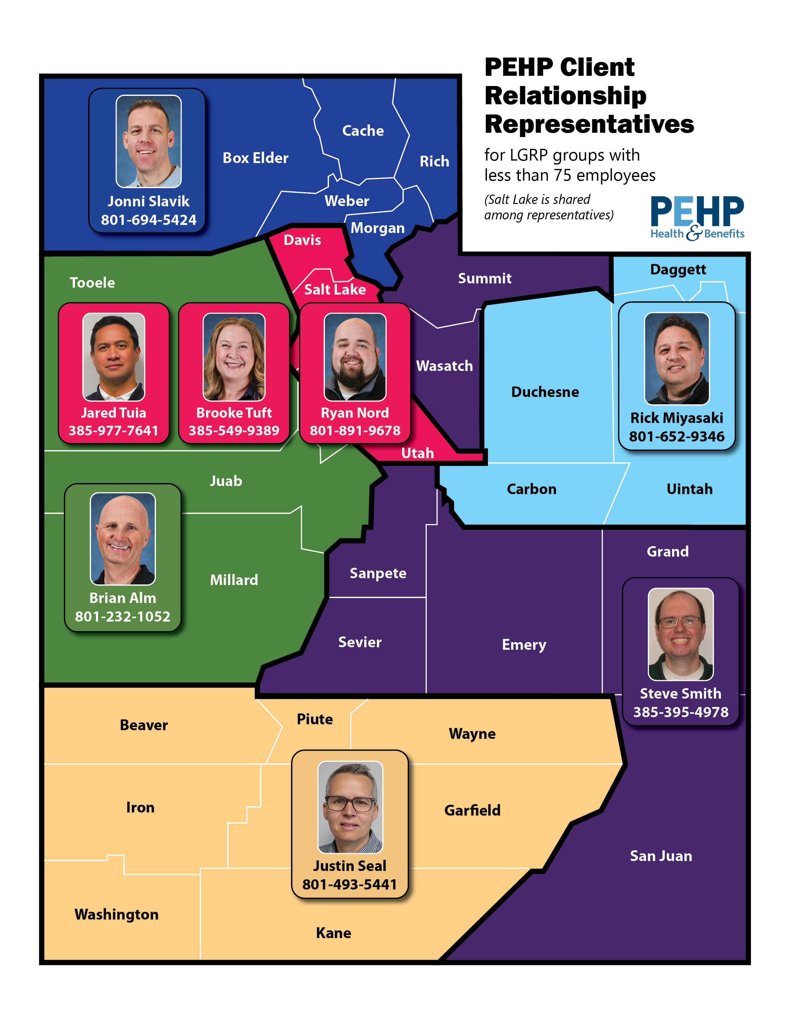 Map of Utah